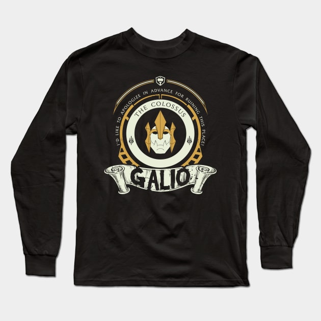 GALIO - LIMITED EDITION Long Sleeve T-Shirt by DaniLifestyle